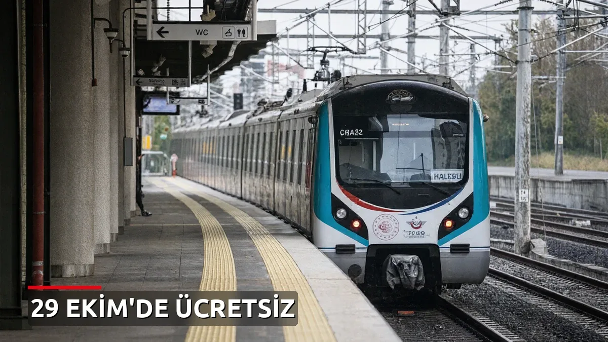 29 Ekim Cumhuriyet Bayramı'nda üç şehirde raylı sistemler ücretsiz olacak
