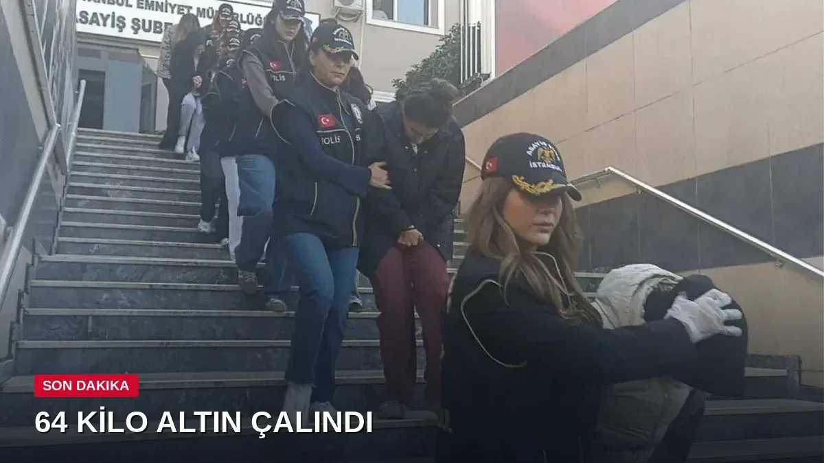 64 Kilo Altını Eritip Çalan Şüpheliler Adliyeye Sevk Edildi