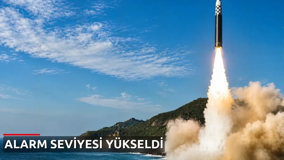 700 kilometre menzilli balistik füze fırlattılar: Komşu ülkeler alarma geçti