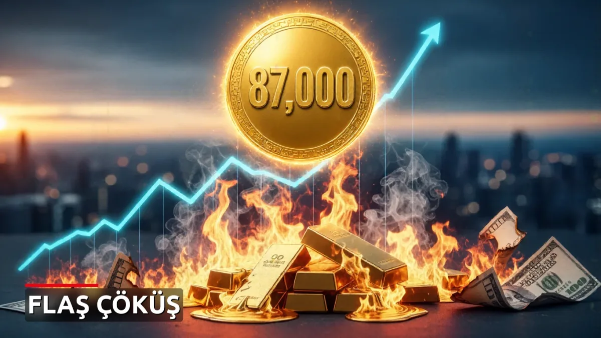 87 bin dolar sevinci kısa sürdü: Bitcoin gece yarısı sert çakıldı!