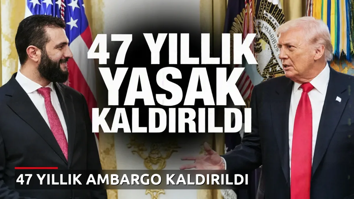 ABD'den Suriye hamlesi: 47 yıllık silah satışına ambargo kaldırıldı