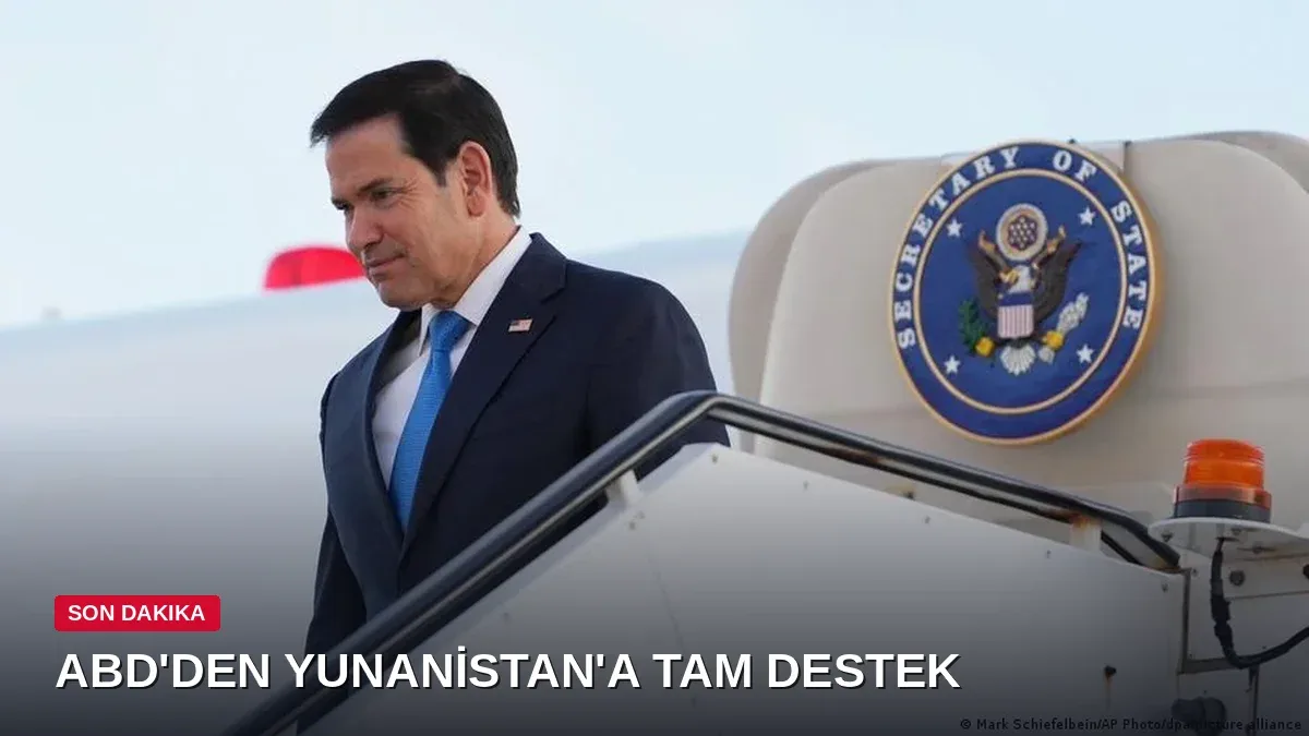 ABD'den Yunanistan'a tam destek: "Batı medeniyetinin beşiğini tehlikeye atmıyoruz"