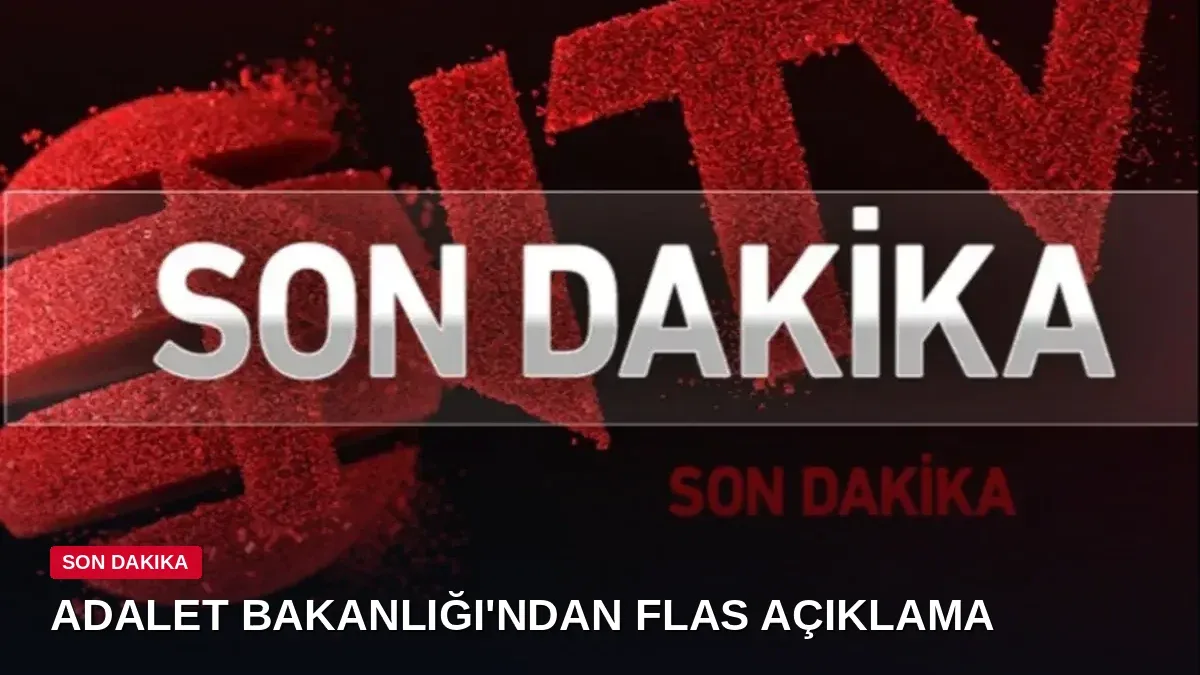 Adalet Bakanlığı'ndan Özgür Özel'in fon iddialarına yanıt: "Sızdırılma iddiası iftira"