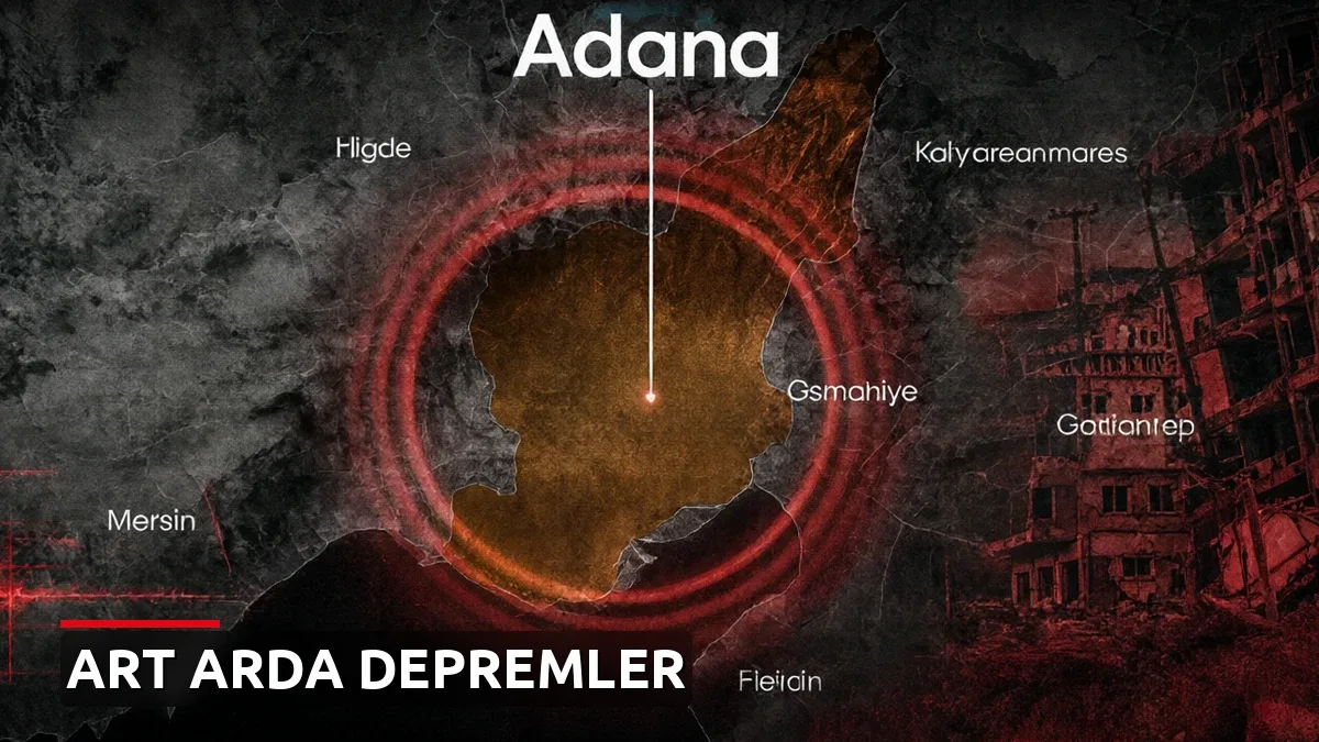 Adana sallanmaya devam ediyor! 4.4 büyüklüğünde bir deprem daha