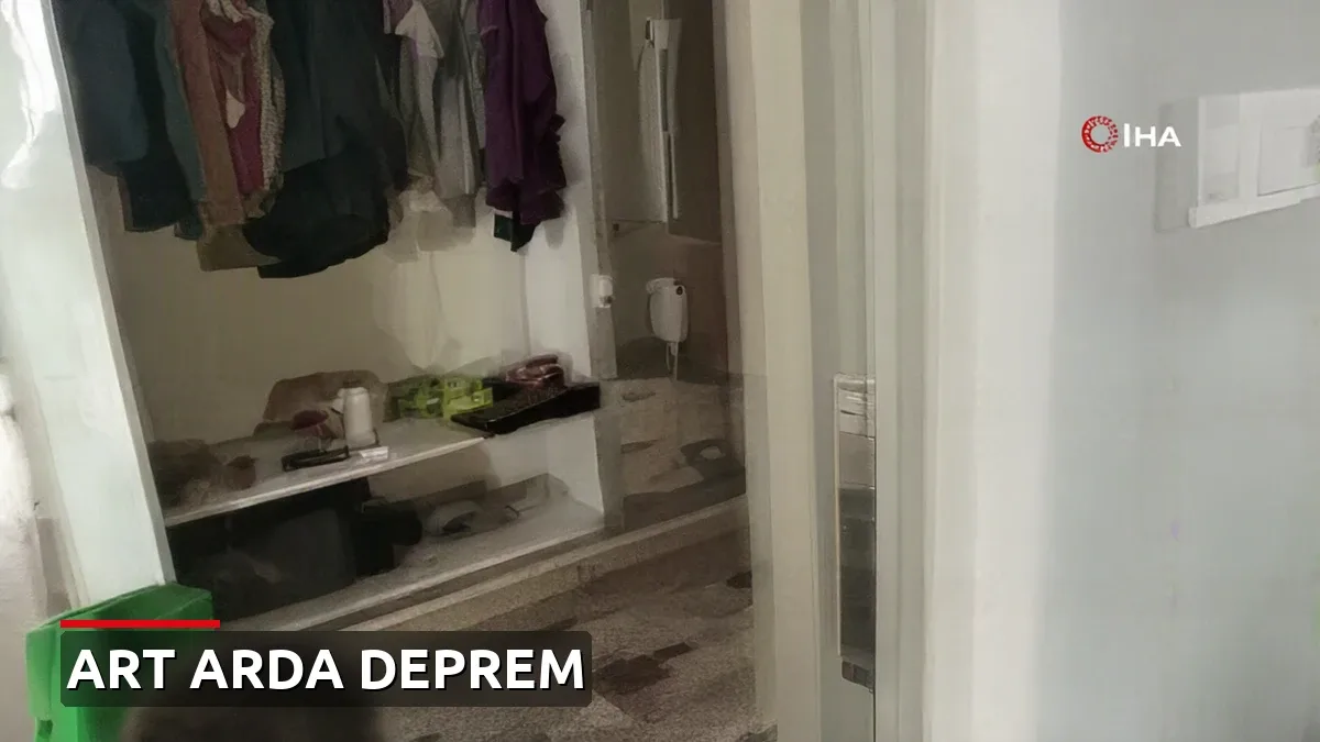 Adana ve Osmaniye'de Art Arda Deprem: Sarsıntı Anları Kamerada