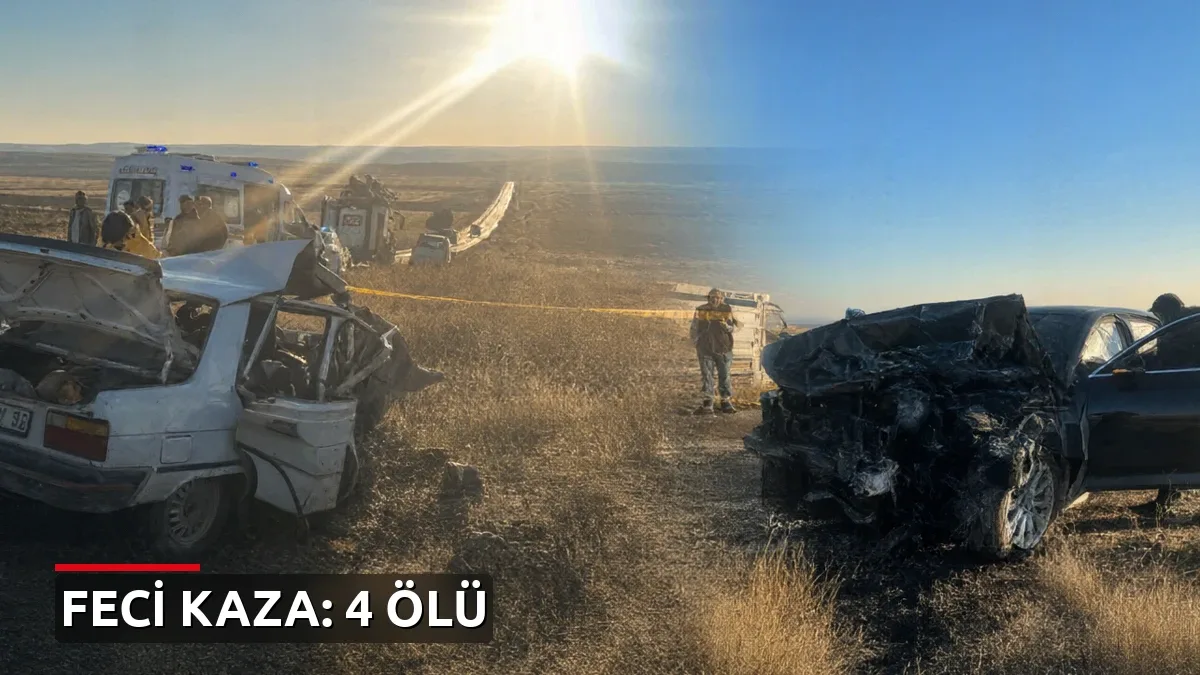Afyonkarahisar'da kafa kafaya çarpışma: 4 ölü, 4 yaralı