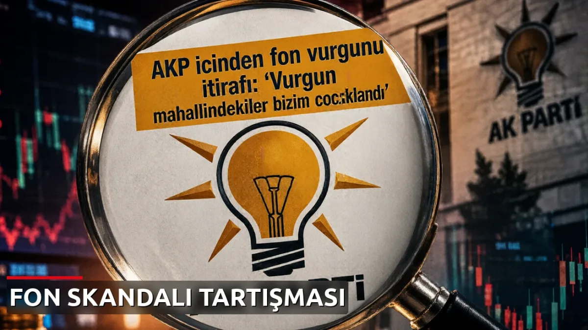 AKP içinden fon vurgunu itirafı: 'Vurgun mahallindekiler bizim çocuklardı'