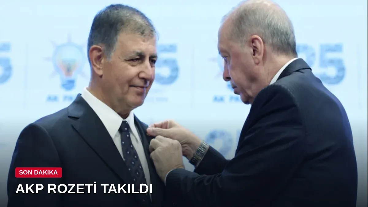AKP rozetini takan Cemil Tugay'dan peş peşe iki hamle