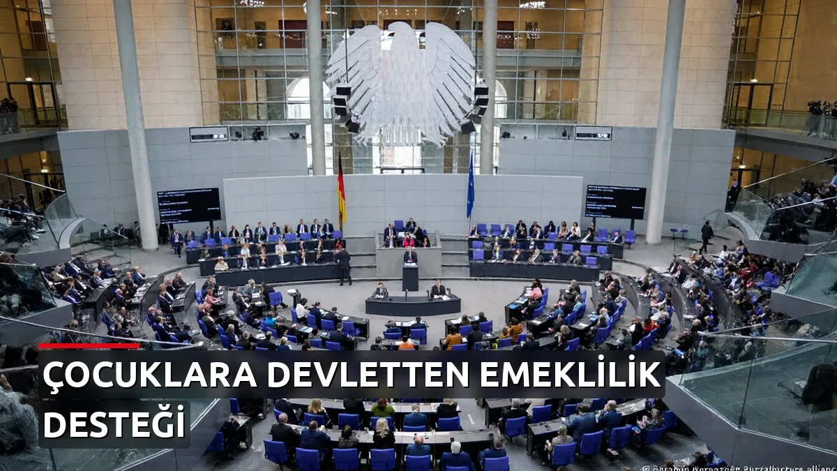 Almanya'da 6-18 yaş çocuklara devletten ayda 10 euro emeklilik desteği