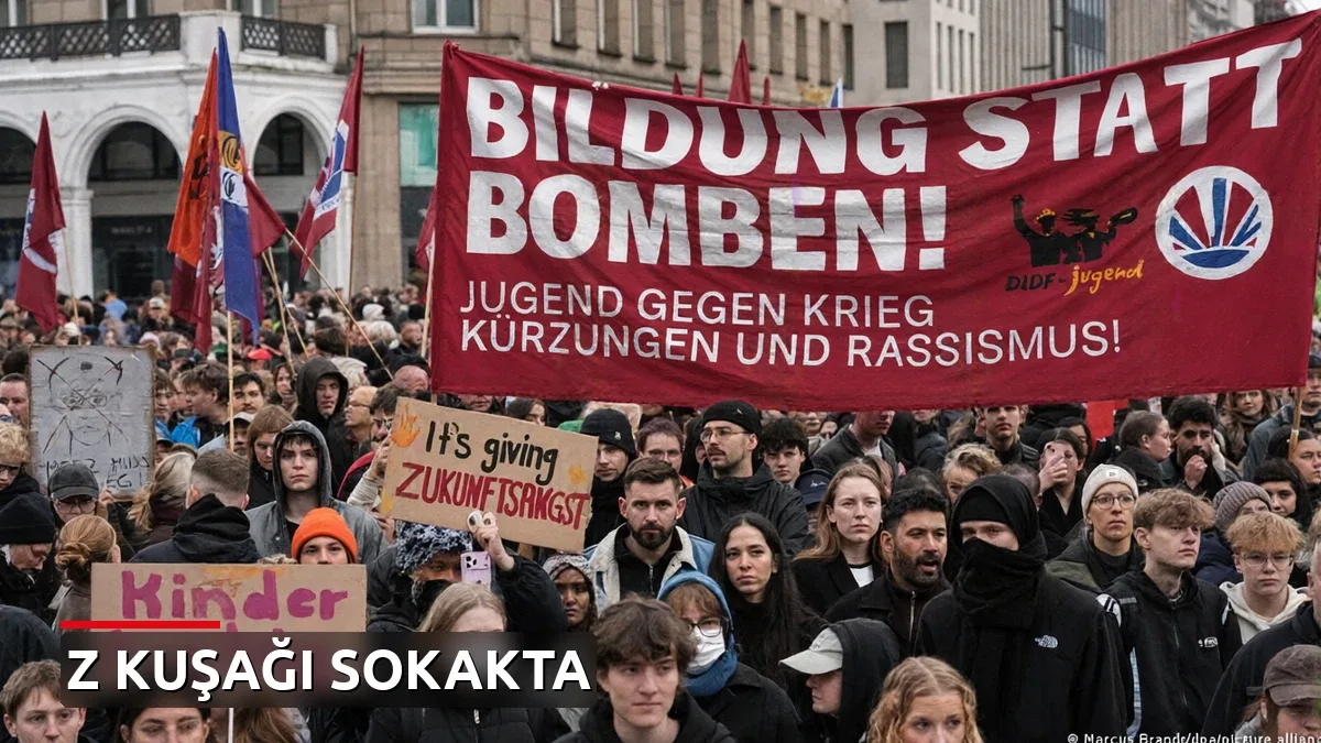Almanya'da Z Kuşağı Sokakta: Onlarca Kentte Eş Zamanlı Protestolar