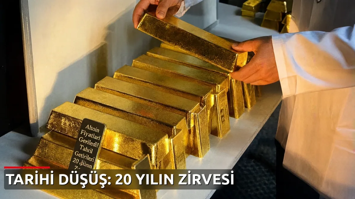 Altın Fiyatları Geriledi! Tahvil Getirileri 20 Yılın Zirvesinde