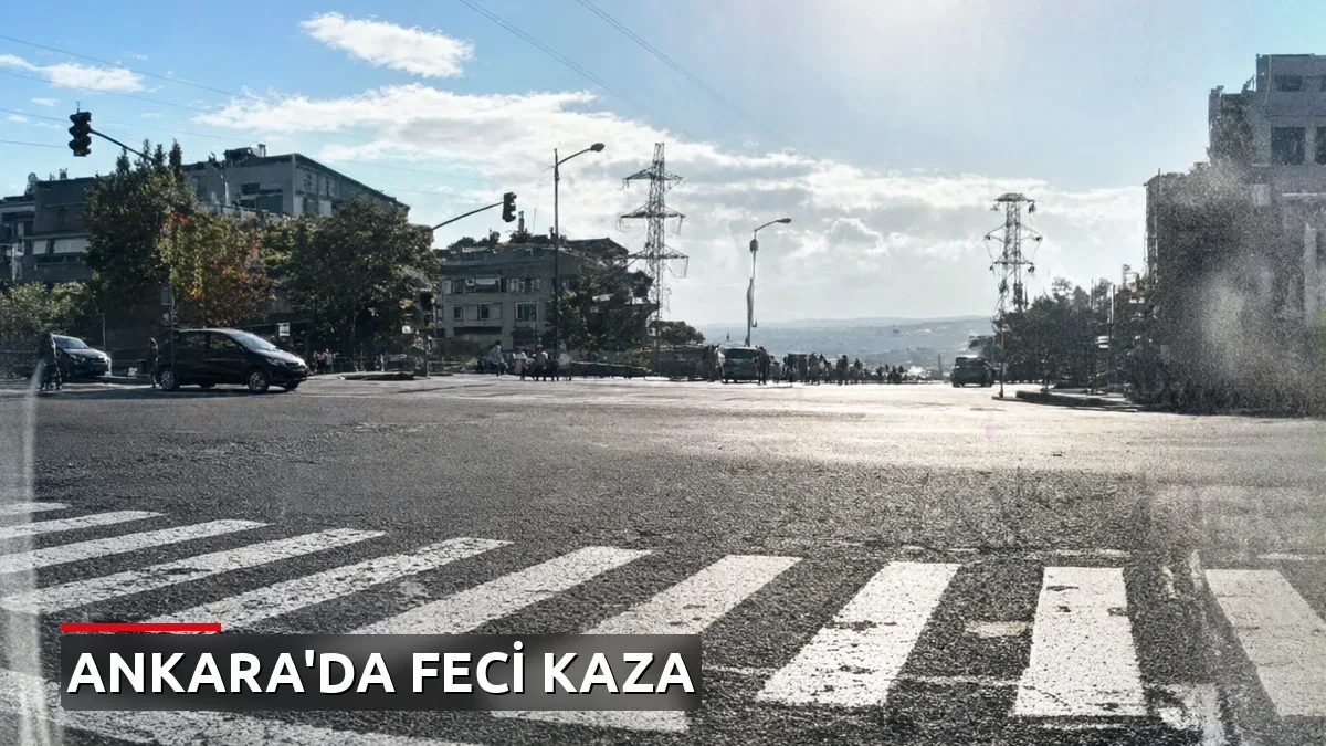 Ankara'da feci kaza: Motosiklet sürücüsü havada taklalar atarak hayatını kaybetti