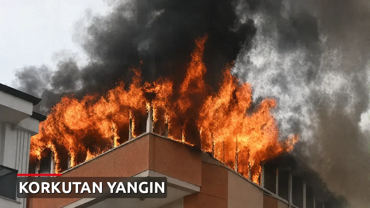 Antalya'da 5 katlı binanın terasında korkutan yangın: Dubleks daire kullanılamaz hale geldi