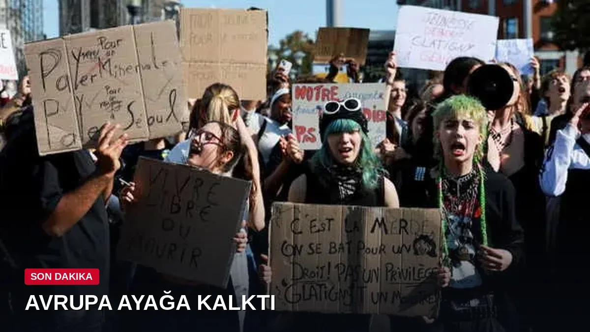 Avrupa'da öğrenci protestoları büyüyor: Belçika'da sokaklar karıştı, güvenlik önlemleri sıkılaştırıldı