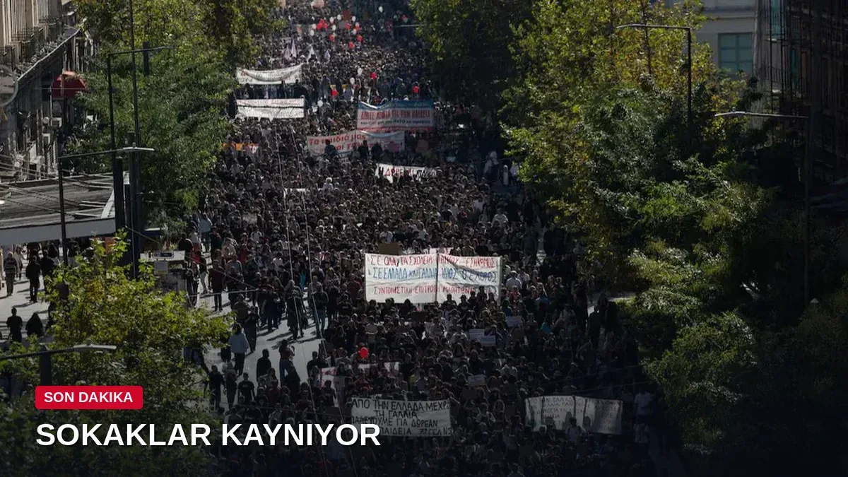 Avrupa'da protesto dalgası büyüyor: Yunanistan'da binlerce kişi sokaklara aktı!