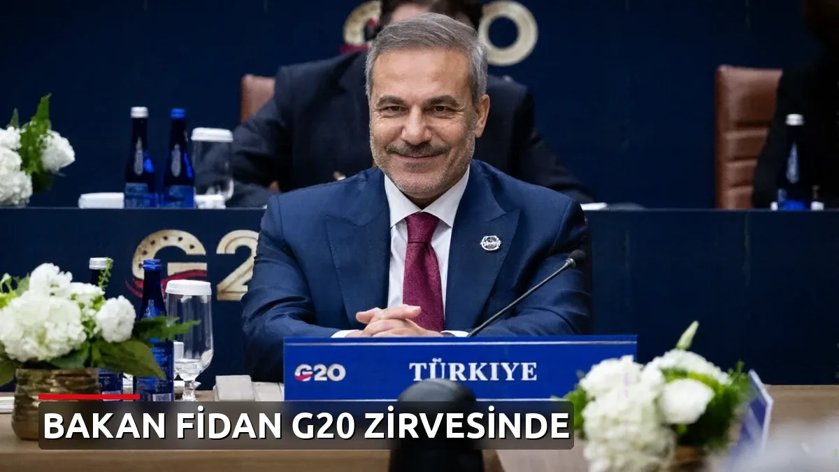 Bakan Fidan Atlanta'da G20 Dışişleri Bakanları Toplantısı'na Katıldı