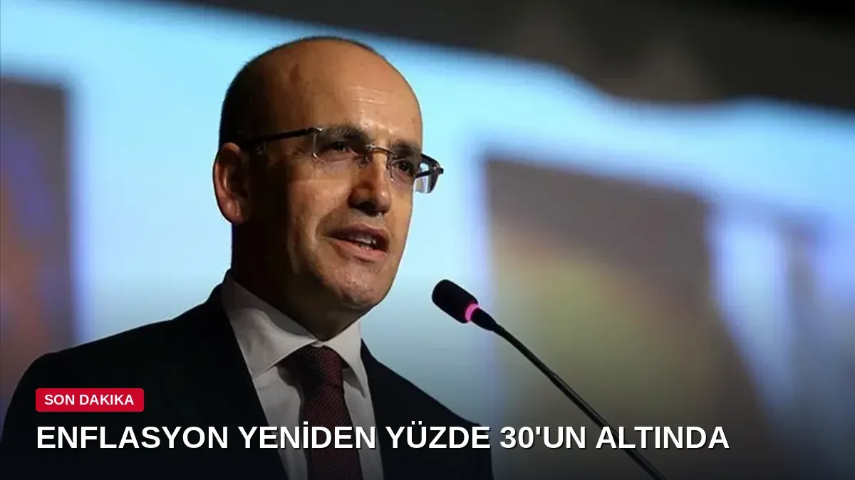 Bakan Şimşek: Enflasyon 57 Ayın Ardından Yüzde 30'un Altına Geriledi