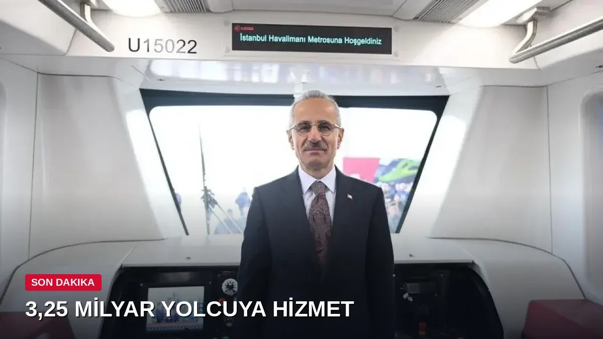 Bakan Uraloğlu: Kent içi raylı sistemlerde 3,25 milyar yolcuya hizmet verildi