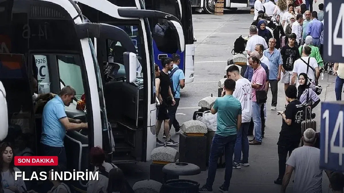 Bilet alacakları sevindiren kampanya: Şehirlerarası otobüslerde yüzde 50'ye varan indirim başladı