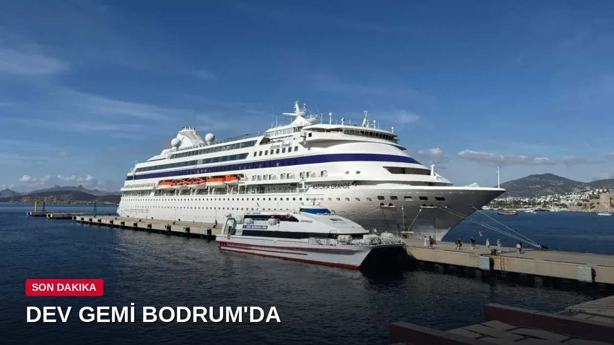 Bodrum'a 'Astoria Grande' kruvaziyeriyle 447 turist geldi