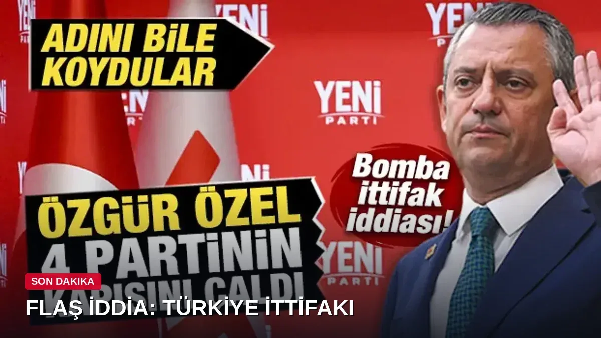 Bomba ittifak iddiası: Özgür Özel 4 partinin kapısını çaldı! Adını bile koydular