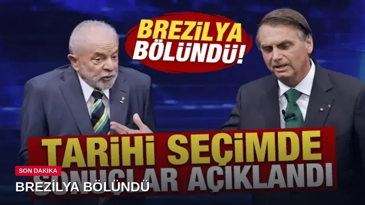 Brezilya tarihi seçimde bölündü! Sonuçlar belli oldu: İkinci tura kalındı