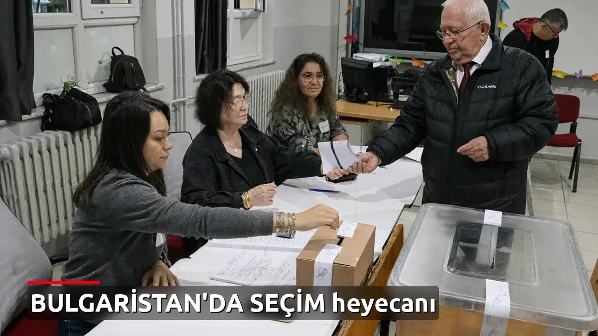 Bulgaristan'da Cumhurbaşkanı Seçimi Heyecanı: Türkiye'de de Sandıklar Kuruldu