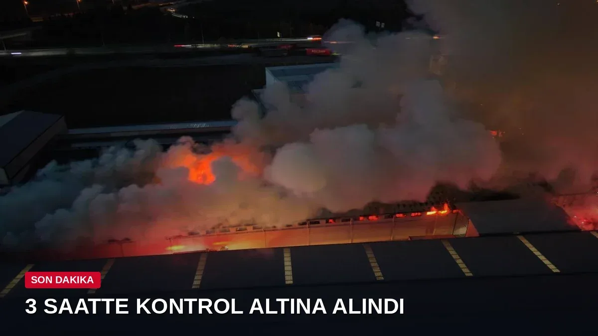 Bursa'da mobilya fabrikasında korkutan yangın: 3 saatte kontrol altına alındı