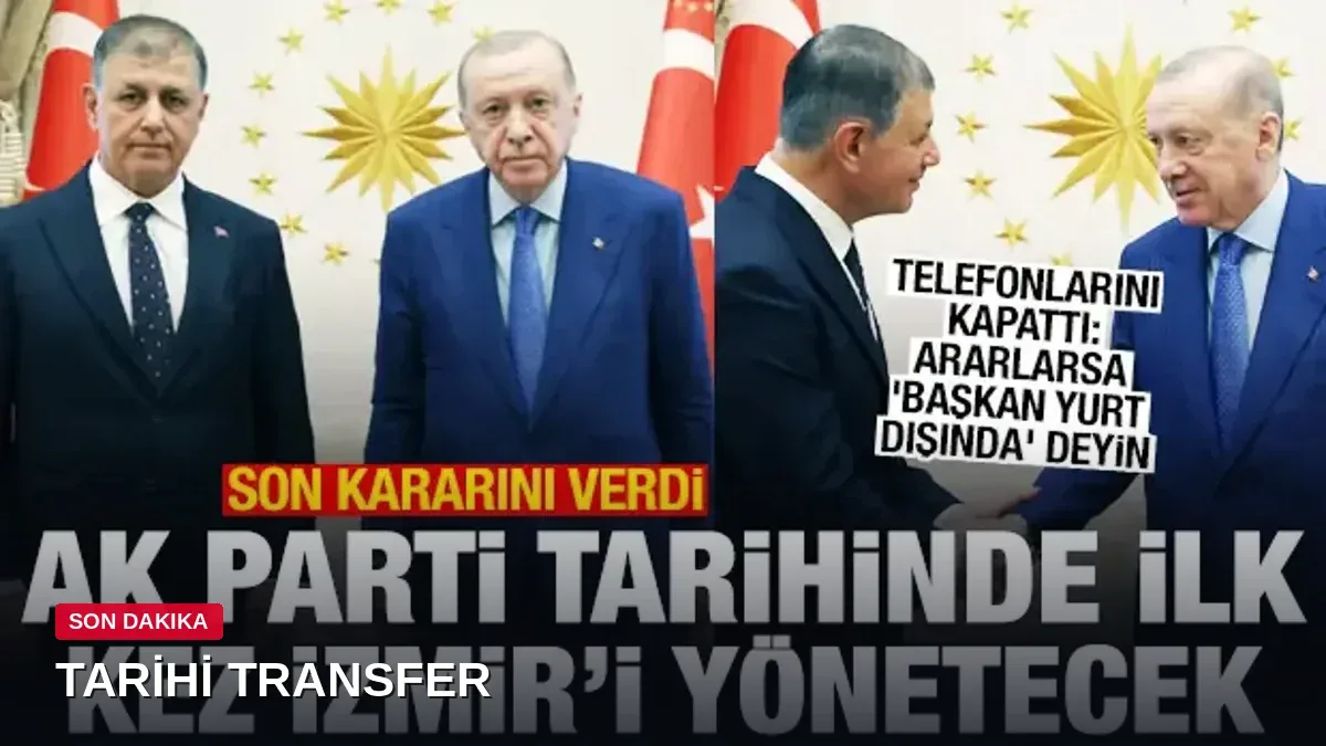Cemil Tügay son kararını verdi! AK Parti tarihinde ilk kez İzmir'i yönetecek