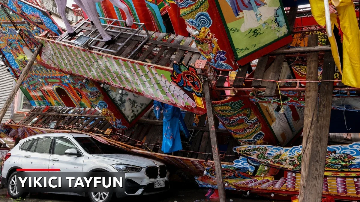 Champi Tayfunu Tayvan'ı vurdu: 1 ölü, 163 yaralı