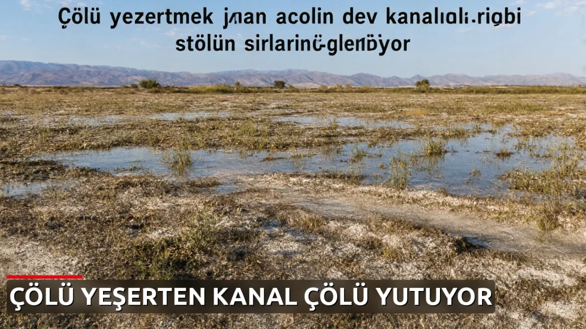 Çölü yeşertmek için açılan dev kanal şimdi çölün sınırlarını genişletiyor