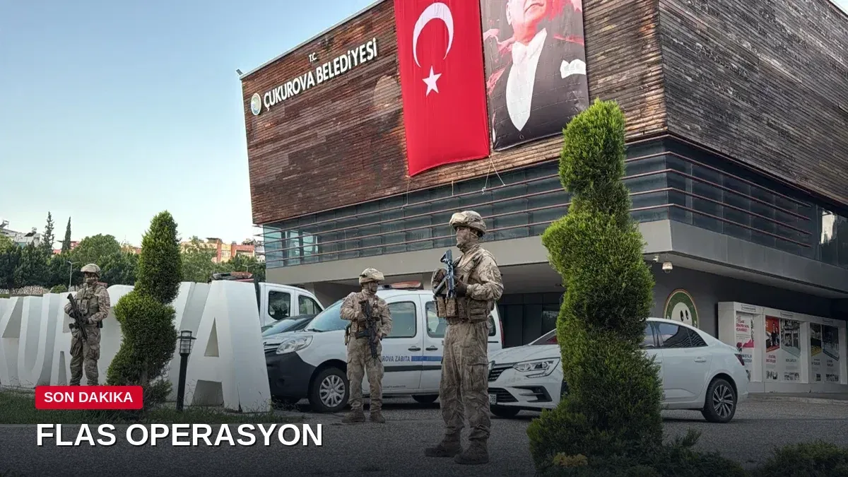 Çukurova Belediyesi'ne operasyon: Başkan Emrah Kozay dahil 49 kişi gözaltında