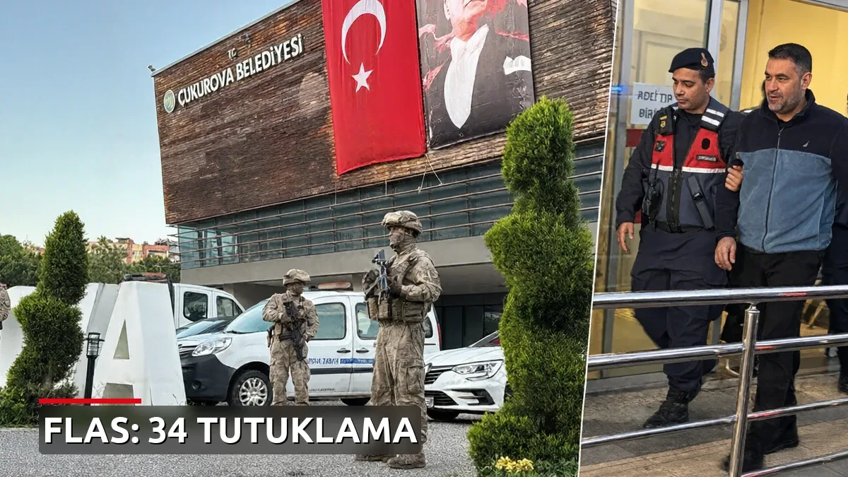 Çukurova Belediyesi'ne operasyon: Başkan Kozay dahil 34 kişi tutuklandı