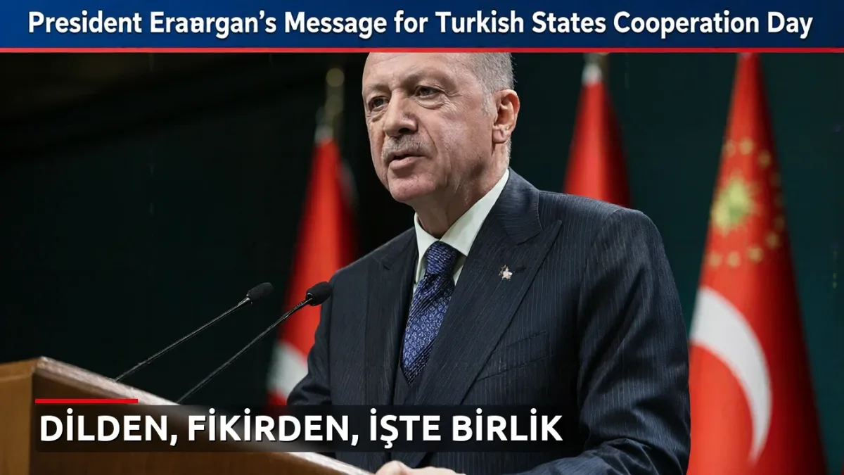 Cumhurbaşkanı Erdoğan'dan Türk Devletleri İş Birliği Günü mesajı