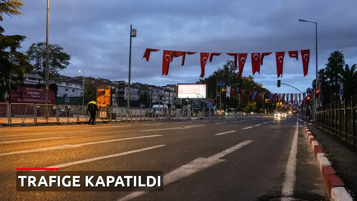 Cumhuriyet Bayramı Tören Provası İçin Bazı Cadde ve Yollar Trafiğe Kapatıldı
