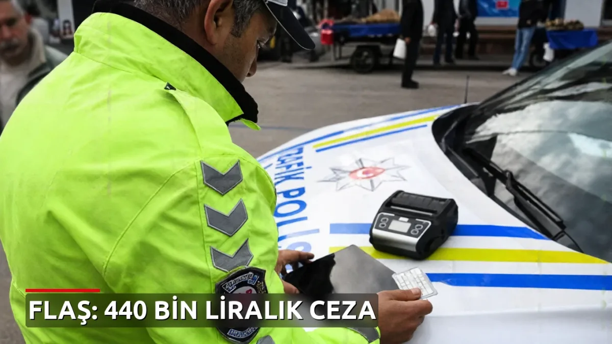 'Dur' ihtarına uymayan hükümlüye 440 bin lira trafik cezası