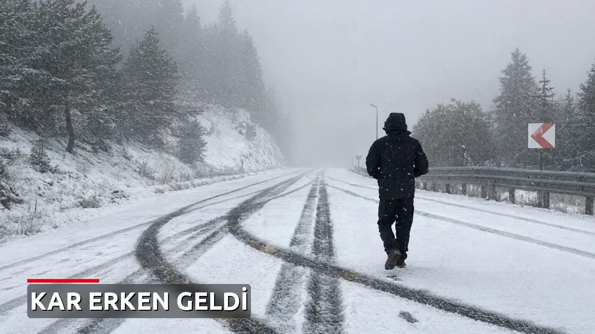 Ekim Ayında Kar Yağışı: Türkiye'nin Birçok İli Beyaza Büründü