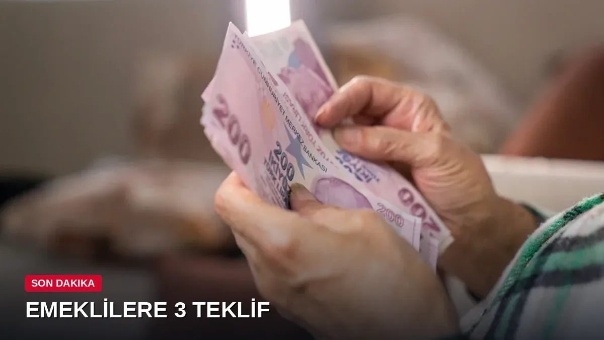 Emekli maaşını kökten değiştirecek üç teklif Meclis'te