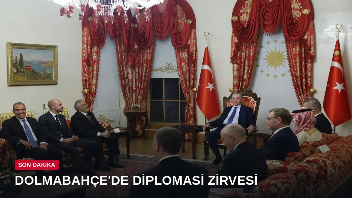 Erdoğan, 8 ülkenin Dışişleri Bakanını Kabul Etti