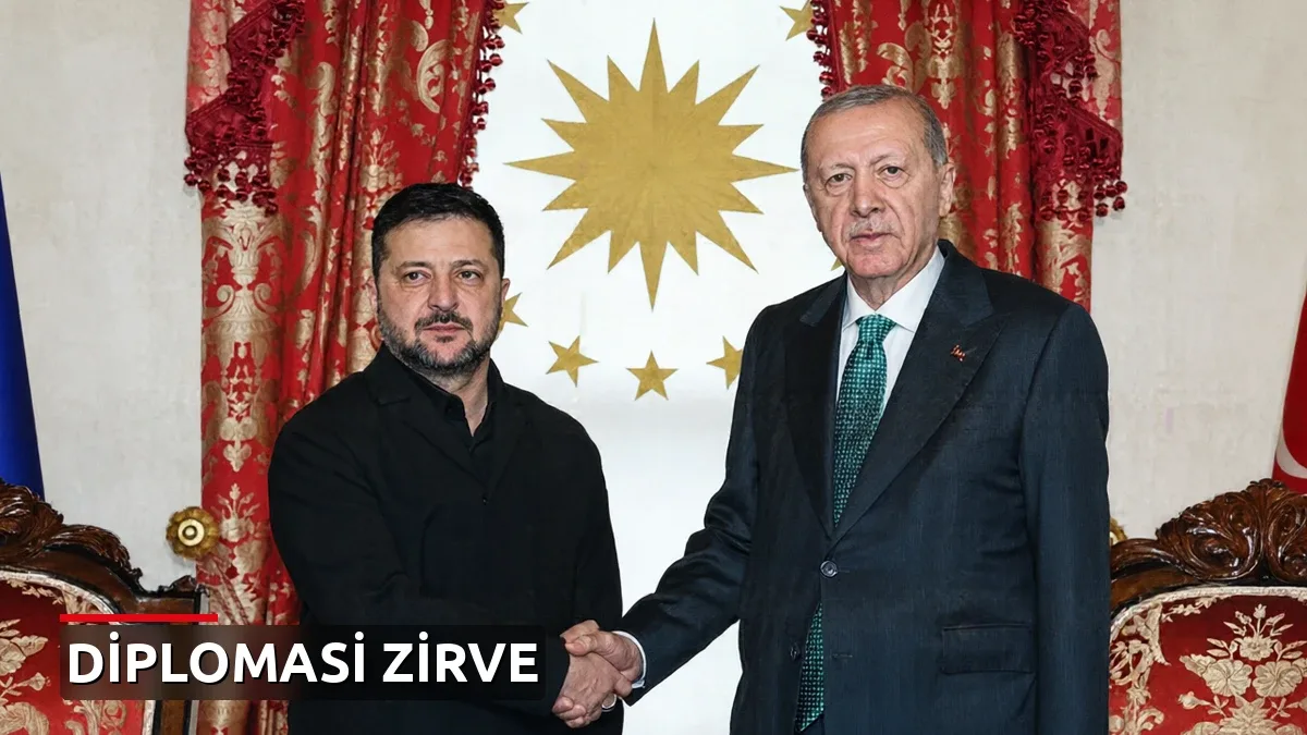 Erdoğan ile Zelenskiy Dolmabahçe'de bir araya geldi