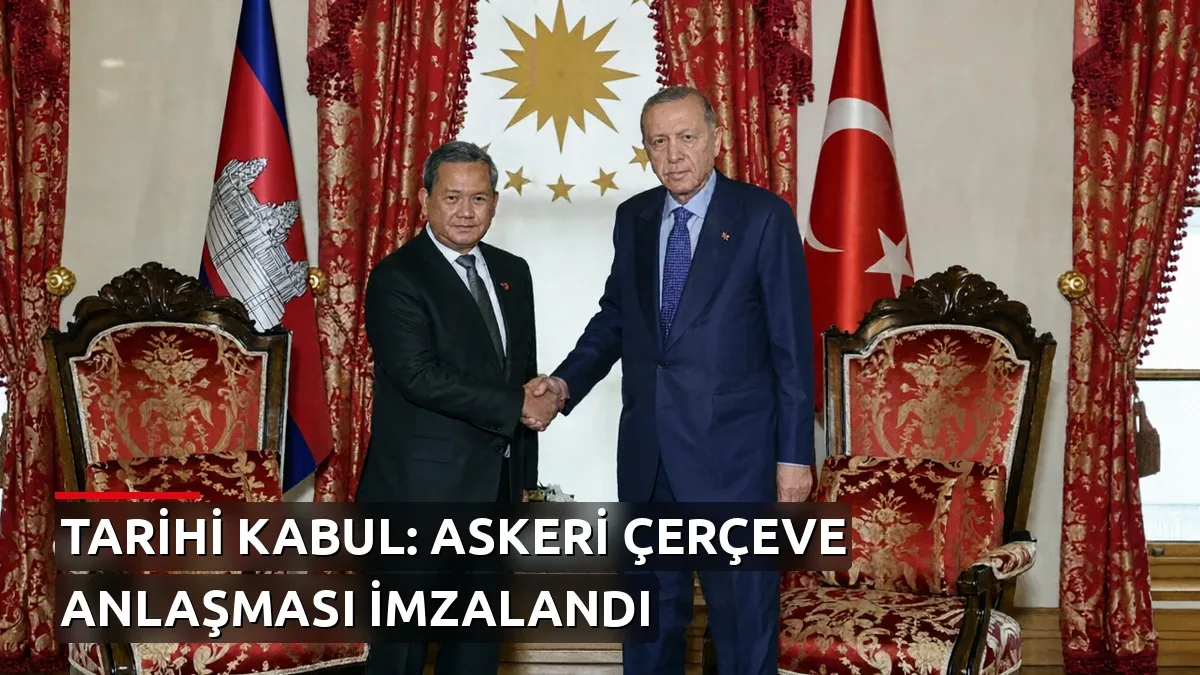 Erdoğan, Kamboçya Başbakanı Hun Manet'i Resmi Törenle Kabul Etti