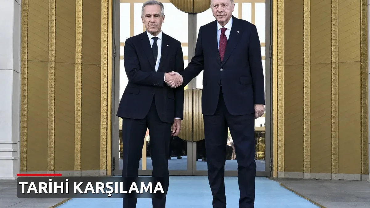 Erdoğan, Kanada Başbakanı Carney'i Tarihi Törenle Karşıladı