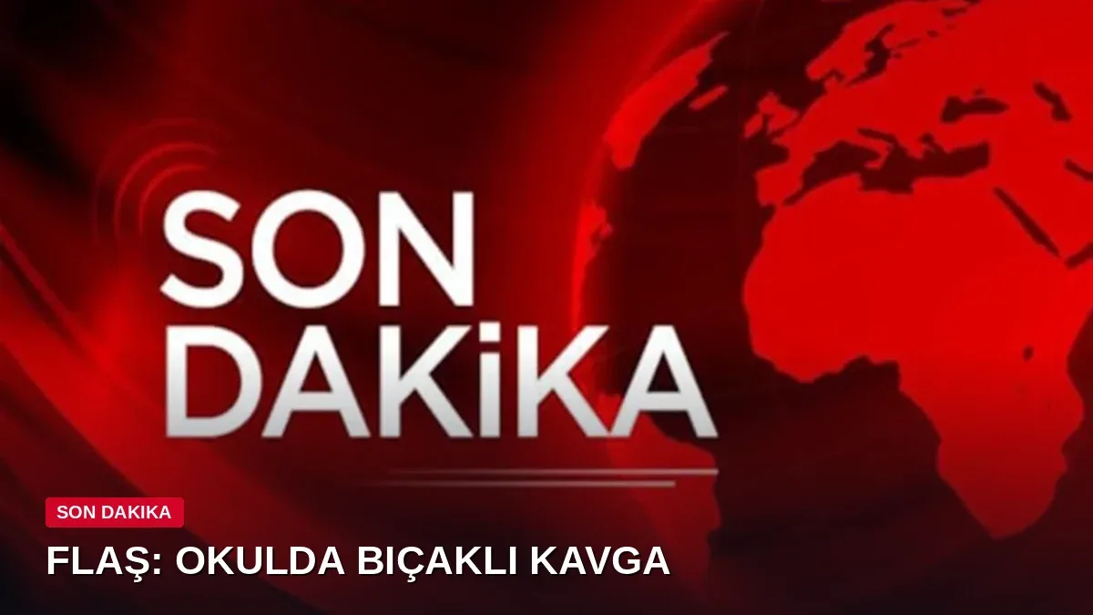 Esenyurt'ta lisede bıçaklı kavga: Yaralılar var