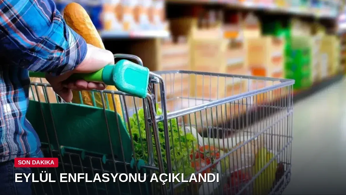 Eylül ayı enflasyon rakamları açıklandı: Yıllık oran yüzde 29,73