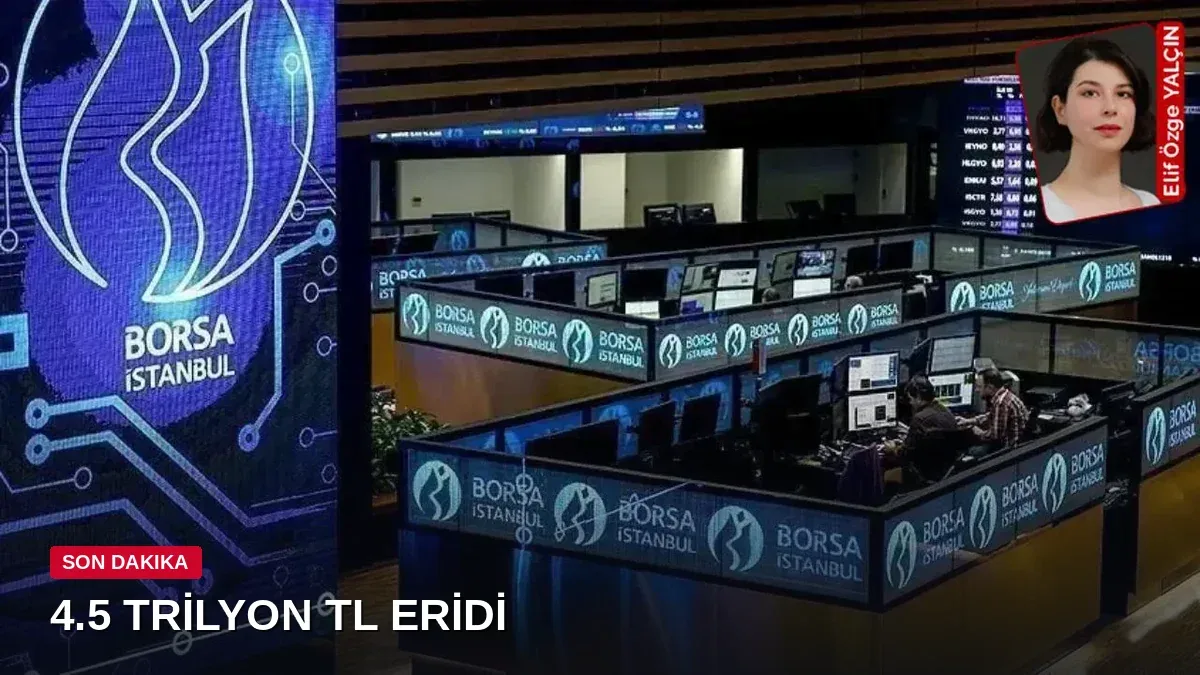 Fon krizi eylülde borsa şirketlerinin piyasa değerinden 4.5 trilyon TL sildi