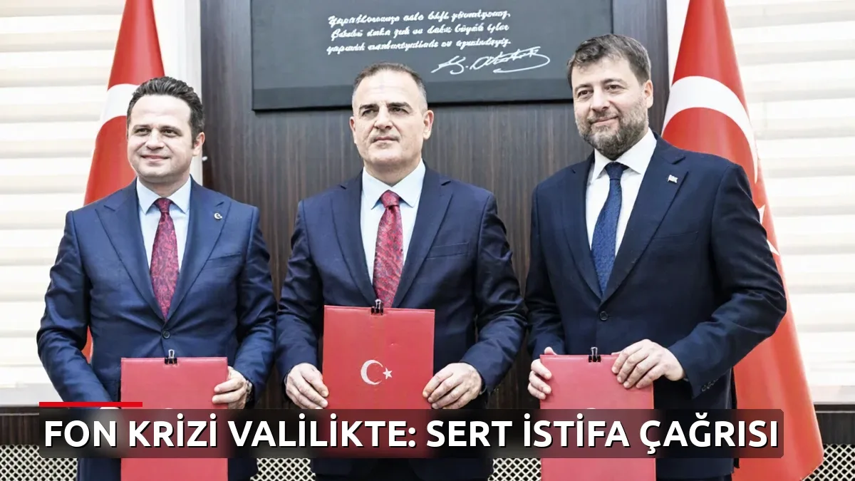 Fon krizi valiliğe sıçradı: AKP'li isimden valinin sözlerine sert tepki ve istifa çağrısı