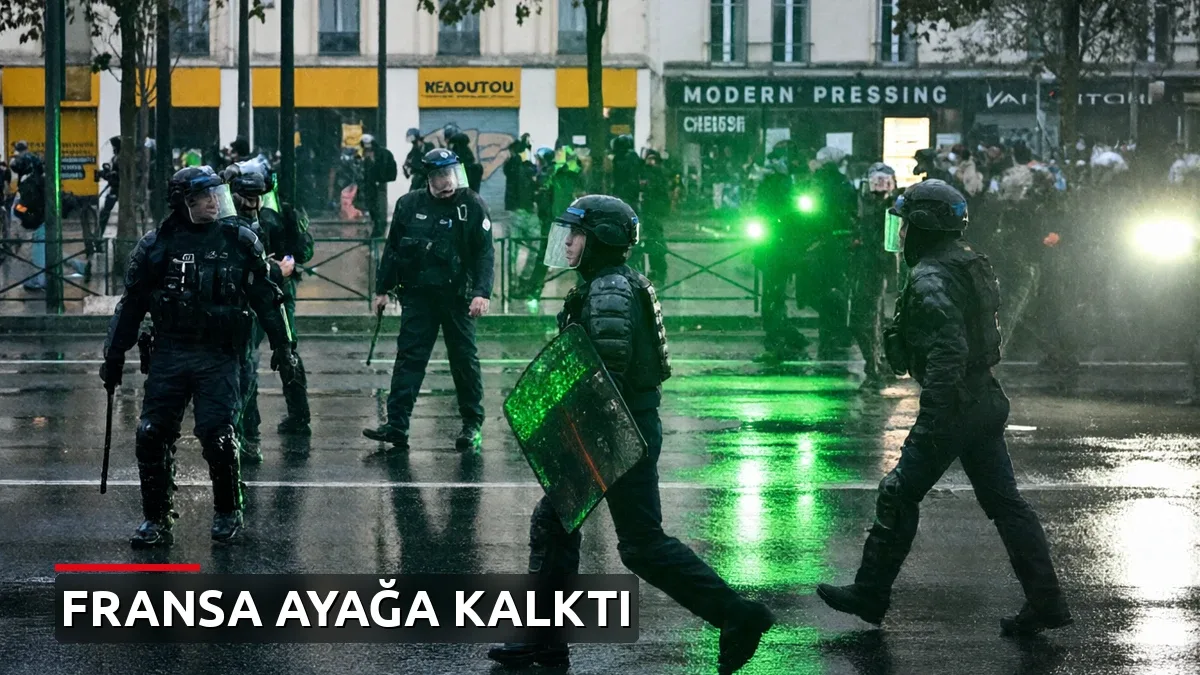 Fransa'da Dev Gösteriler: 1314 Gözaltı, 53 Polis Yaralandı