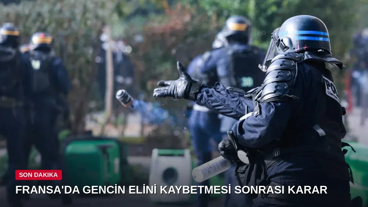 Fransa'da lise protestolarında ses bombası kullanımı askıya alındı