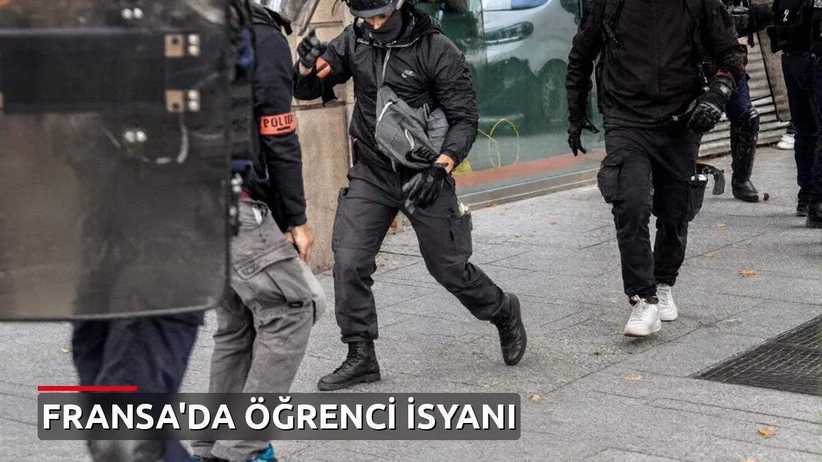 Fransa'da öğrenci eylemleri büyüyor: 500 okulda eğitime ara verildi