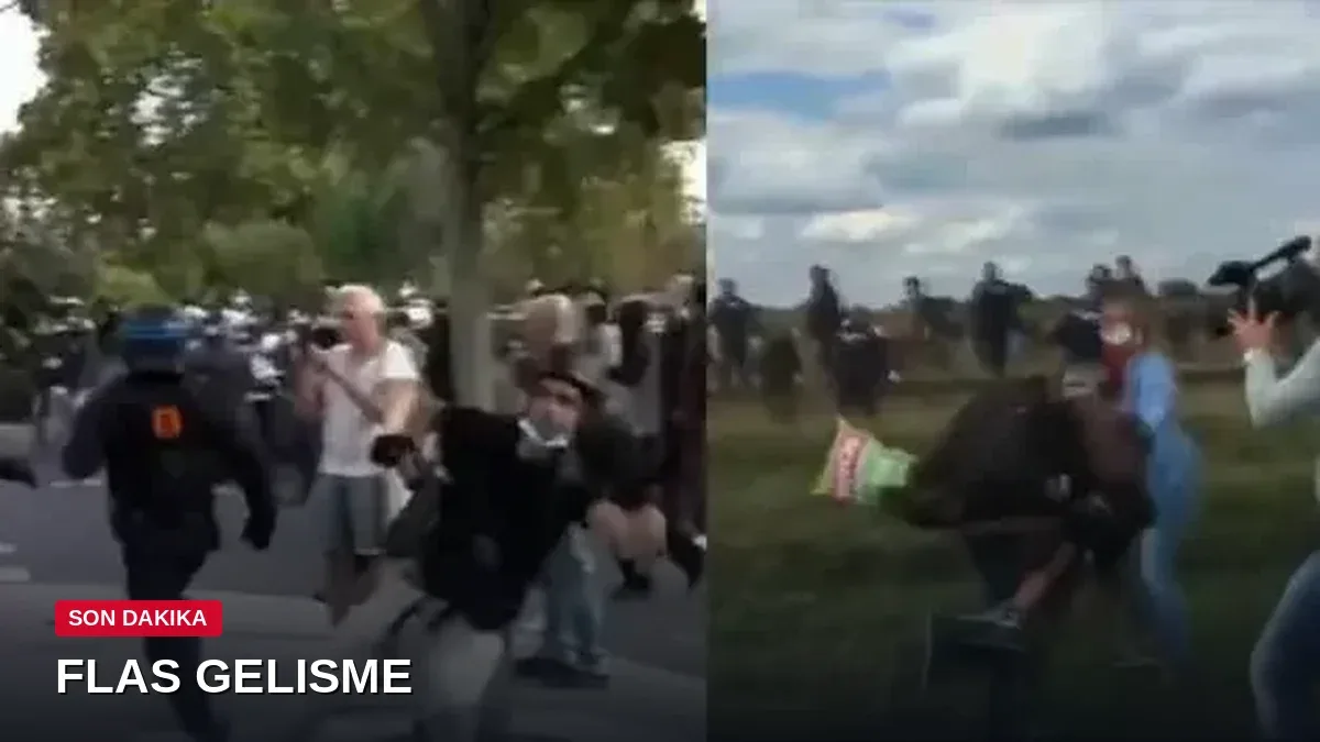 Fransa'daki eylemlerde polise çelme takan fotoğrafçı, geçmişteki o utanç verici anı hatırlattı